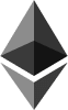 cryptocurrency eth logo black